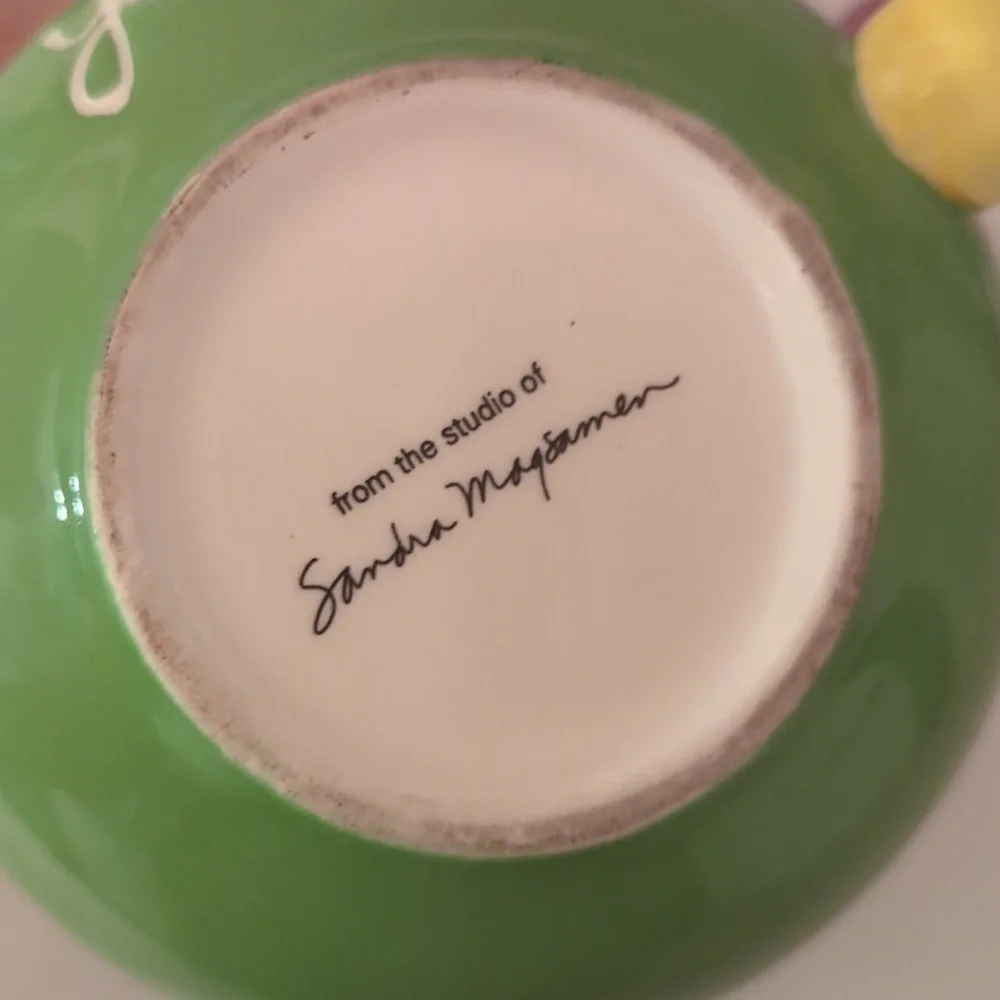 Sandra Magsamen 2x Friendship Coffee Mugs